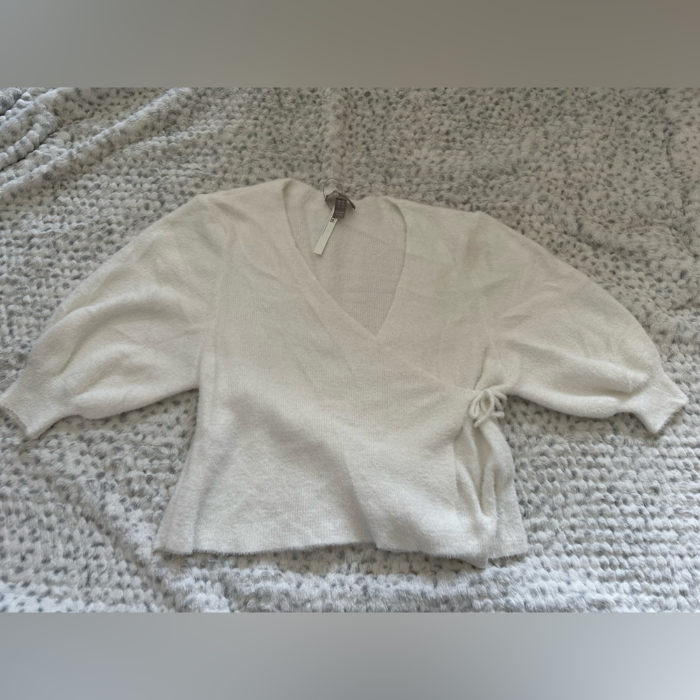 ASOS wrap blouse size small NWT
